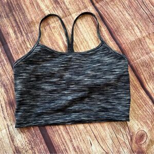 Women’s Offline by Aerie The Hugger Bra Medium Heathered Black and Grey